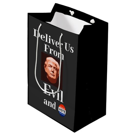 Verlos ons van Evil Gift Bag Medium Cadeauzakje (Voorkant Gekanteld)