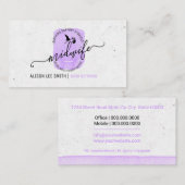 Verlosechtsmarter Visitekaartje (Voorkant / Achterkant)