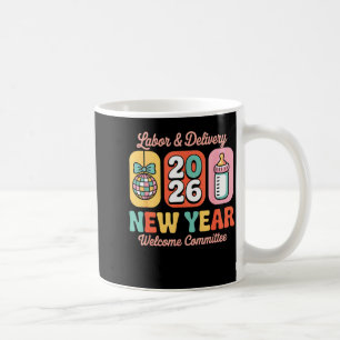Verloskunde & Bevalling 2026 Nieuwjaars Welkom Com Koffiemok