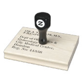 Verloskunde Gynaecologie Arts Persoonlijk adres Rubberstempel (Stempel)