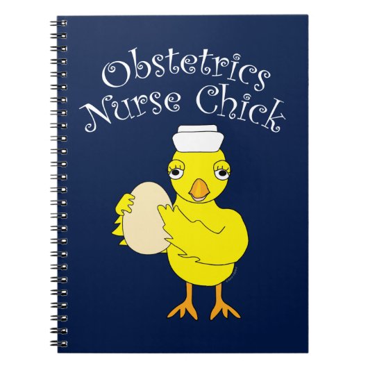 Verloskunde Verpleegster Chick Notitieboek (Voorkant)