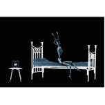 Verloskunde X-Ray Skeleton Black Blue Staand Fotobeeldje<br><div class="desc">Hoge kwaliteit, zeer verzamelbaar en eenvoudig aan te passen röntgenstijl menselijk skelet. Een modern en koel ontwerp met een Halloween- en Gothic-stijl. Dit röntgenvormig skelet met een skelet in bed dat klaar is om rustig te rusten van het röntgenvisskelet-Collectie van Galleria Voxeed maakt een echt cool cadeau voor iedereen op...</div>