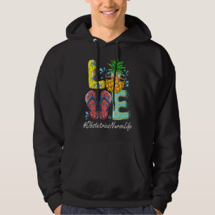 Verloskunde Zuster Hallo Summer Happy Laatste Dag Hoodie