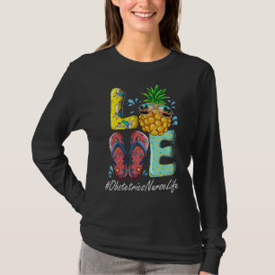 Verloskunde Zuster Hallo Summer Happy Laatste Dag T-shirt