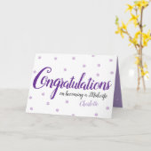 Verloskundige afstuderen felicitatiekaart kaart (Gele Bloem)