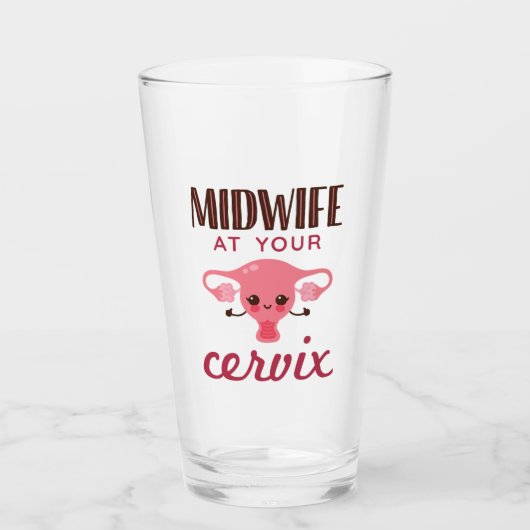 Verloskundige bij uw Cervix Midwives Midwifery Glas (Voorkant)