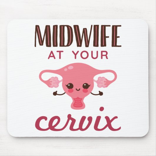 Verloskundige bij uw Cervix Midwives Midwifery Muismat (Voorkant)