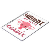 Verloskundige bij uw Cervix Midwives Midwifery Notitieboek (Linkerzijde)