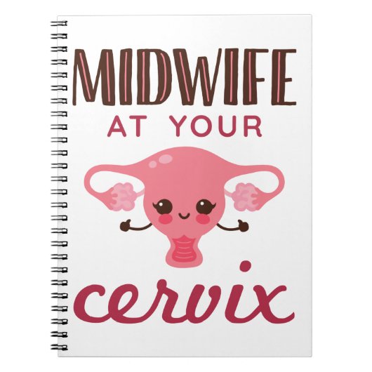 Verloskundige bij uw Cervix Midwives Midwifery Notitieboek (Voorkant)