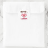 Verloskundige bij uw Cervix Midwives Midwifery Ronde Sticker (Tas)