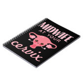 Verloskundige bij uw cervix verloskundigen verlosk notitieboek (Linkerzijde)