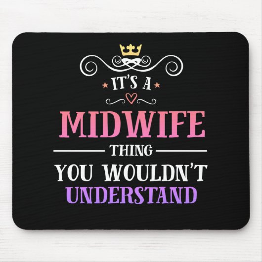 Verloskundige ding dat je niet zou begrijpen nieuw muismat (Voorkant)