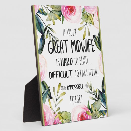 Verloskundige Doula Kantoor Hartelijk dank voor uw Fotoplaat (Zijkant)