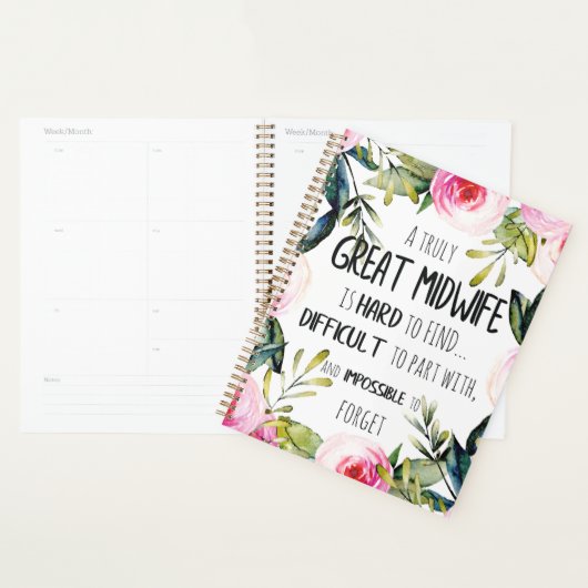 Verloskundige Doula Kantoor Hartelijk dank voor uw Planner (Display)