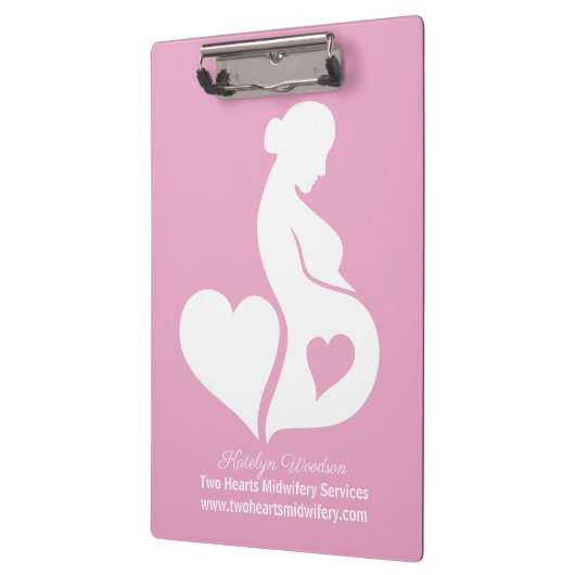 Verloskundige Doula Mooie Zwangerschap Zakelijk Ro Klembord (Links)