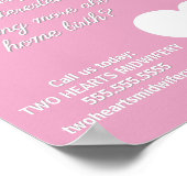 Verloskundige Doula Mooie Zwangerschap Zakelijk Ro Poster (Hoek)