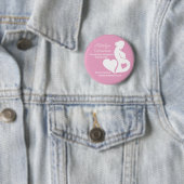 Verloskundige Doula Mooie Zwangerschap Zakelijk Ro Ronde Button 5,7 Cm (In situ)