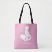 Verloskundige Doula Mooie Zwangerschap Zakelijk Ro Tote Bag (Voorkant)