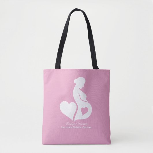 Verloskundige Doula Mooie Zwangerschap Zakelijk Ro Tote Bag (Voorkant)