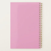 Verloskundige Doula of OBGYN Mooie Custom Pink 202 Planner (Achterkant)