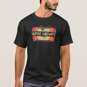 Verloskundige Functietitel Werknemer Retro Verplee T-shirt