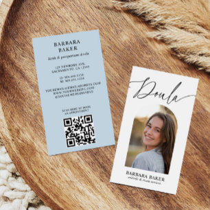 Verloskundige Geboorte Postpartum Doula Foto Arch Visitekaartje