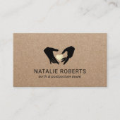 Verloskundige Geboorte & Postpartum Doula Service Visitekaartje (Voorkant)