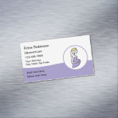 Verloskundige gynaecoloog Modern Magnetisch Visitekaartje (Voorbeeld)