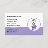 Verloskundige Gynaecoloog Moderne Visitekaartjes (Voorkant)