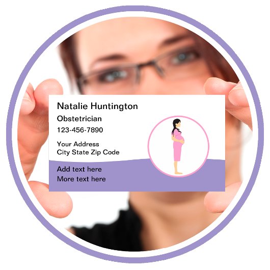 Verloskundige gynaecoloog Visitekaartje