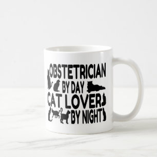 Verloskundige kattenliefhebber koffiemok