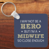 Verloskundige Novelty Sleutelhanger (Voorkant)