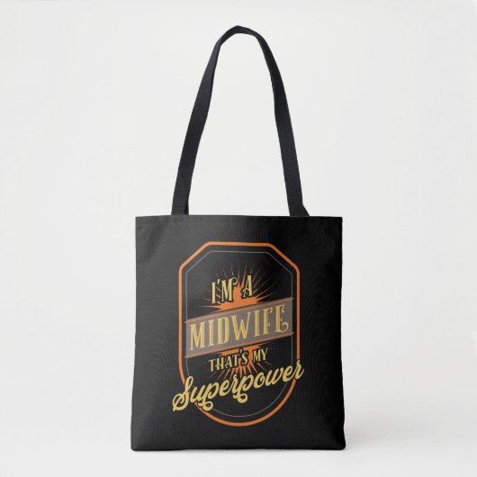 Verloskundige Tote Bag (Voorkant)