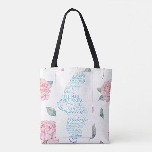 Verloskundige Tote Bag (Achterkant)
