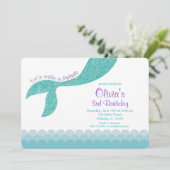 Verloskundige verjaardagsuitnodiging, blauwgroen a kaart (Staand voorkant)