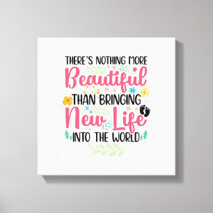 Verloskundige Verloskundigen Doula Obstetricier Mi Canvas Afdruk