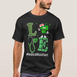 Verloskundige verpleegster St. Patrick's Day Liefd T-shirt