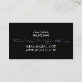 Verloskundige verzorging verpleegkundige gezondhei visitekaartje (Achterkant)