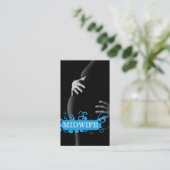 Verloskundige verzorging verpleegkundige gezondhei visitekaartje (Staand voorkant)