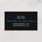 Verloskundige verzorging verpleegkundige gezondhei visitekaartje (Achterkant)