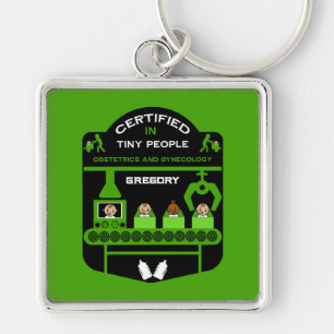 Verloskundige waardering en dank u geschenk sleutelhanger