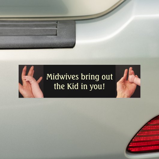 Verloskundigen Bumpersticker (Op auto)