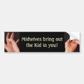 Verloskundigen Bumpersticker (Voorkant)