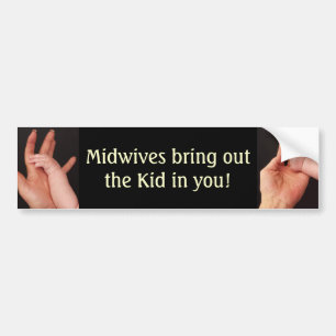 Verloskundigen Bumpersticker