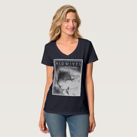 Verloskundigen doen het beter Shirt Adverteren (Voorkant volledig)