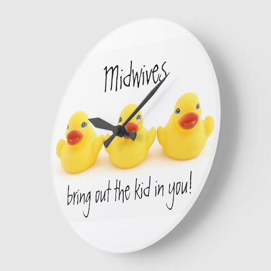 Verloskundigen en geelrubber eenden grote klok (Hoek)