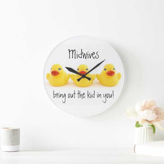 Verloskundigen en geelrubber eenden grote klok (Huis)