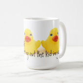 Verloskundigen en geelrubber eenden koffiemok (Voorkant rechts)