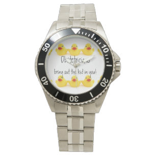 Verloskundigen en geelrubberen eenden horloge