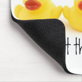 Verloskundigen en geelrubberen eenden muismat (Hoek)